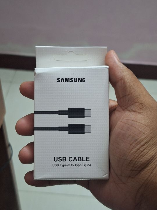 SAMSUNG Type C to Type C (3A) Usb Cable