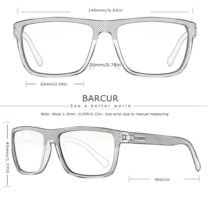 BARCUR%20Sports%20Sunglasses%20For%20Men,%20Polarized%20Fishing%20Travel%20TR90%20Lightweight%20Sunglasses%20For%20Women%20And%20Men%20-%20Image%203