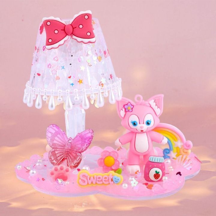 Children's%20DIY%20handmade%20cream%20glue%20crystal%20small%20table%20lamp%20material%20package%20painting%20set%20creative%20girl%20toys%20-%20Image%207