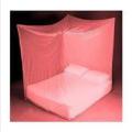 Mosquito Net Double Bed Size 6'' X 7 Fit. - Champagne Pink.