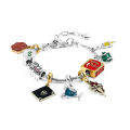 Harry Potter Pandora Bracelets the Phoenix Pendant Hogwarts College Charms Bracelet for Women Hand Chains Fans Cosplay Bangle. 