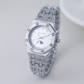 Classic Hexagon Steel Band Watches for Women Female Fashion Casual All Match Quartz Wristwatch for Lady Gift. 