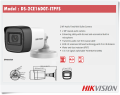 HikVision DS-2CE16D0T-ITPFS 2MP Audio Fixed Mini Camera. 