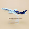 【Customer favorite】 16cm Yellow Alloy Metal Air DHL Airlines Airplane Model DHL Boeing 757-200 Airways Air Plane Diecast. 