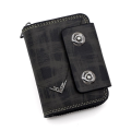 Premium Unisex Wallet with Dual Snap Button – Stylish & Compact Card Holder for Men & Women.