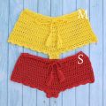 Womens Shorts 2020V Summer Fashion Pure Cotton Super Shorts Ladies Skinny See Through Crochet Casual Beach Hot Shorts.