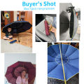 130cm Big Top Quality Umbrella Men Rain Woman Windproof Large Paraguas Male Women Sun 3 Floding Big Umbrella Outdoor Parapluie Moonlight Shines. 