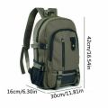 Men Canvas Large Backpack Rucksack Work Sports Travel Hiking Boys College Bag. 