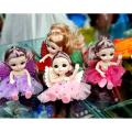 16 CM Barbie doll set 13 point moving 3D REAL eye   Mini Jointed Doll Girls Movable Jointed Girl BodyRetro Style Kawaii Princess BJD Dolls Girls Toys BirthdayGift - Doll - Doll 1pc. 