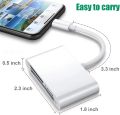 Card Reader for SD CF TF to Lightning Smart Camera Memory Card Adapter for iPhone iPod Apple Memory Cards Use No APP Need. 