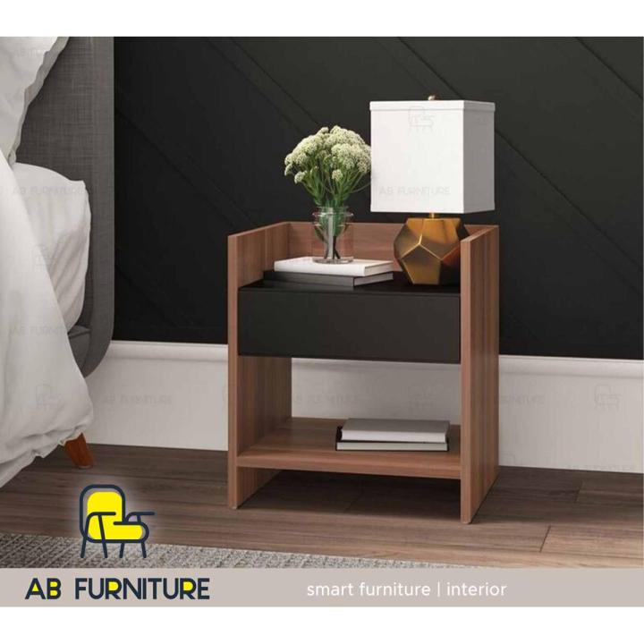 Melamine Laminated Board H-1.5 ft W-16 inch D-16 inch Side Table ...