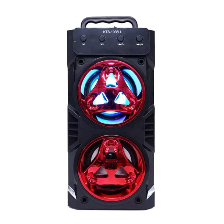 KTS 1036 Stereo Dual Speaker Wireless Bluetooth Speaker with Microphone