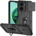 For Xiaomi Redmi 13C Case Slide Lens Protect Shockproof Armor Phone Cases For Xiaomi Redmi 13C 13 C Redmi13C Ring Holder Cover. 
