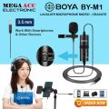 Smartphone, DSLR and Any Device Online Clear Sound Recording A pure Boya M1 Professional and Official Microphone (NULL). 