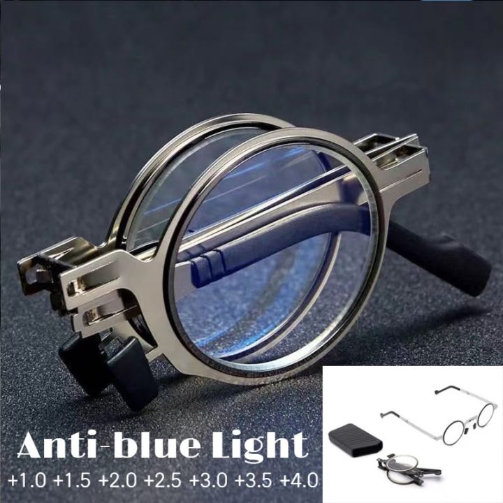 Metal%20Foldable%20Reading%20Glasses%20Men%20Anti-Blue%20Light%20Portable%20Presbyopia%20Spectacles%20Frame%20Cooling%20Glasses%20with%20Case%20+1.0%20To%20+4.0%20-%20Image%204