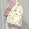 orean ersion of Insta dating soft girl schoolbag, campus bapa, Japanese arajuku ch antique style solid color bapa. 