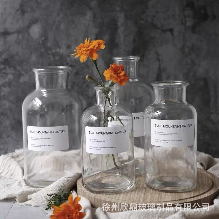 Wholesale%20European%20Style%20Glass%20Vase%20ins%20Wind%20Hydroponic%20Vase%20Dried%20Flower%20Vase%20Small%20Vase%20Living%20Room%20Decoration%20Ornaments%20-%20Image%203
