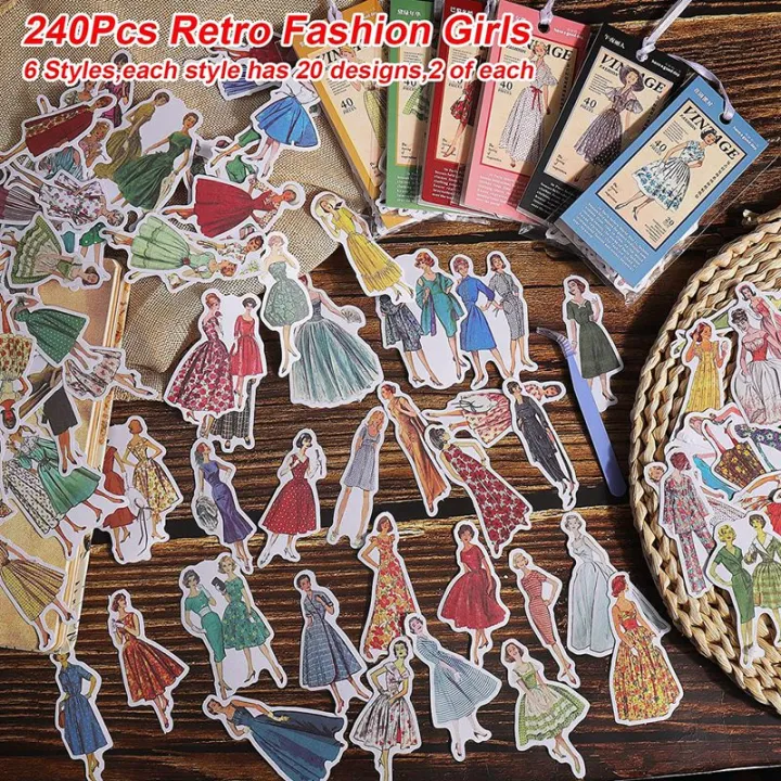 240%20Pcs%20Vintage%20Washi%20Stickers%20for%20Journaling%20Supplies,%20Retro%20Style%20Ladies%20Scrapbook%20Stickers%20Scrapbooking%20Supplies%20-%20Image%205