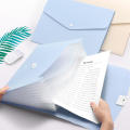 13 Grids Handheld File Folder Organ Box Bag Multi-function Organizer Storage Holder Office Document A4 Paper Folder.