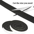 4M(2 Roll) Air Conditioner Insulation Foam Tape Sponge Window Sealing Strips Sound-Proof Weather Stripping Door Seal Gap Blocke.