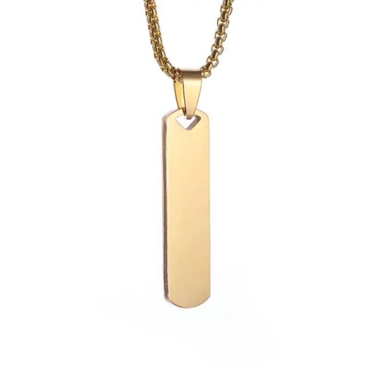 Fashionable%20Boys%20Pendant%20and%20Bar%20Necklace%20for%20Men,%20Stainless%20Steel%20%20Black%20-%20Image%205