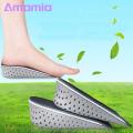 Amamia 1Pair Unisex 2.3-4.3cm Memory Foam Height Increase Half Shoe Insoles Inserts. 
