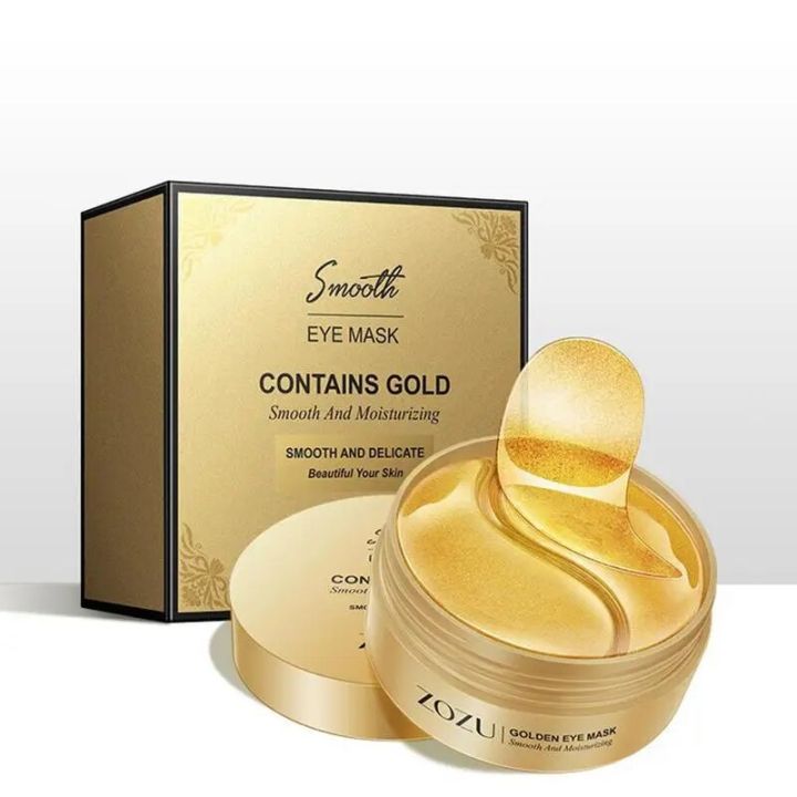 【NEW】 60Pcs Golden Collagen Eye Mask Anti Dark Circles Eye Bags Moisturizing Anti Wrinkle Eye Patches Skin Care Products