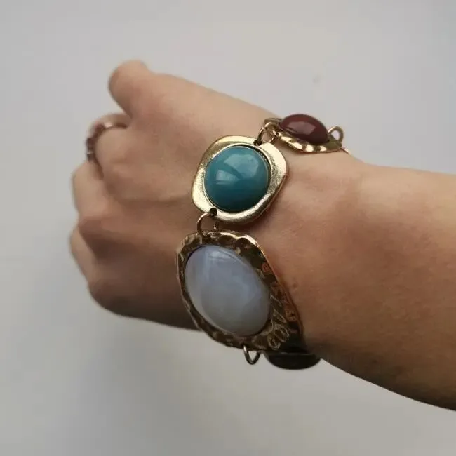 2023%20New%20za%20Indian%20Vintage%20Bracelets%20Jewelry%20Women%20Bohemian%20Ethnic%20Statement%20Charm%20Retro%20Resin%20Stone%20Bracelet%20Female%20-%20Image%203