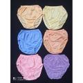 Multi Color Baby Girls Panty (6 Pieces Combo) by difference color. 
