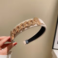 Korea Dongdaemun pearl headband French court vintage celebrity simple headband temperament fashion hair accessories female wholesale.