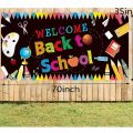 Welcome Back to School Banner, First Day of School Backdrop Banner ,Welcome Back to School Party Decorations Supplies.