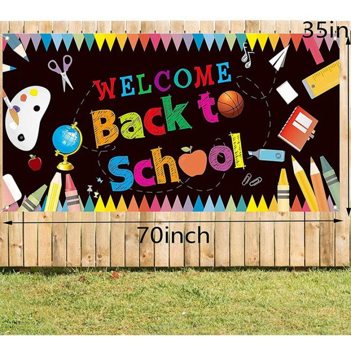 Welcome%20Back%20to%20School%20Banner,%20First%20Day%20of%20School%20Backdrop%20Banner%20,Welcome%20Back%20to%20School%20Party%20Decorations%20Supplies%20-%20Image%205