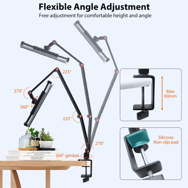 360%C2%B0%20Rotating%20Long%20Arm%20Phone%20Tablet%20Holder%20Overhead%20Stand%20Desktop%20Bed%20Lazy%20Cantilever%20Bracket%20for%20Huawei%20Xiaomi%20iPhone%20ipad%20-%20Image%203