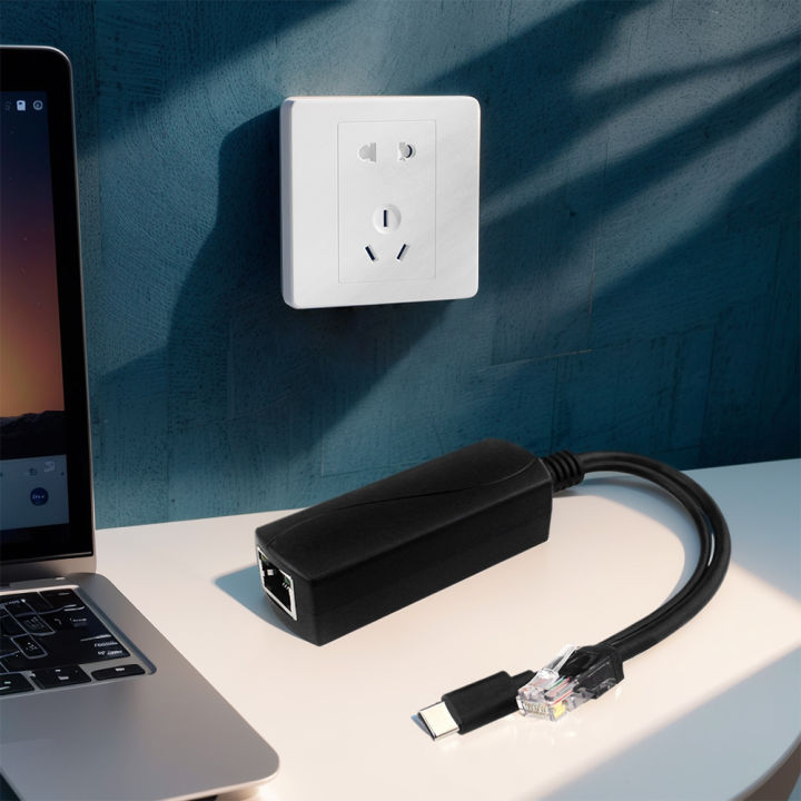 PoE%20Splitter%20USB%20TYPE%20C%205V%20IEEE802.3af/at%20Compliant%20PoE%20Power%20Over%20Ethernet%20Splitter%20Adapter%20Adaptive%2010/100/1000Mbps%20-%20Image%202