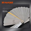 HARDEN Feeler Gauge 32Pcs 65Mn Professional Metal Feeler Gauge Set 580432. 