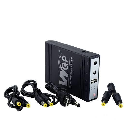 WGP Mini UPS For Router And ONU 5/9/12v Up To 8 Hours Backup 10400mh