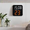 Digital Alarm Clock Bedroom LED Clocks Adjustable Brightness Desk Modern Silent Electronic Desktop Clock LED LED Alarm Clock for Dining Room.