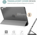 Case For iPad Pro 10.5 2017 Release Model A1701 A1709 Cover Ultra Slim Lightweight Magnetic Smart Translucent Frosted Back Shell. 