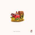 Fridge Magnet Gorur Gari of Bangladesh Hand Made & Hand Painted For Home Decoration Made From Marble Stone For Gift. 