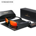 KINGSEVEN High Quality Men's Sunglasses Driving Use Polarization Anti-reflection UV400 Sports Glasses Fashion Rectangle Eyewear.