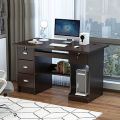 Modern Office Table with File Shelf Workstation | Laptop Computer Table | Multi Storage Space Computer Table | Wooden Office Boss Table Office Table |  Study Table for Students | Office Table for Office Work | Computer Table for Home Desk. 