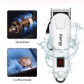 Kemei KM-809A Digital AC/DC Electric Rechargeable Professional Hair Clipper Trimmer. 