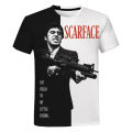 Scarface Tony Montana 3D print T-shirt hot movie Harajuku streetwear cool T shirt men women fashion casual personality tops tees. 