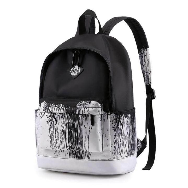 Black%20White%20School%20Satchel%20Unisex%20Casual%20Daypack%20Lightweight%20Women%20Back%20Bag%20Designer%20School%20Bags%20For%20Teenage%20Girls%20Boys%20College%20-%20Image%202