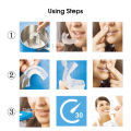 Teeth Whitening Set LED Teeth Whitening Light Tooth Gel Refill Teeth Food Grade Braces Whitening Dental Device Portable Led Blue Light Dental Oral Care Tooth With Tooth Color Chart. 