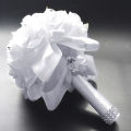 1 Bouquet Bride Wedding Party Bridesmaid Rhinestone Decor Foam Artificial Flower.