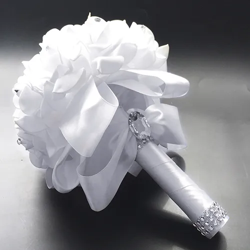 1%20Bouquet%20Bride%20Wedding%20Party%20Bridesmaid%20Rhinestone%20Decor%20Foam%20Artificial%20Flower%20-%20Image%209