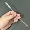 Stainless Steel Straw Cleaning Brush Narrow Pipe Cleaner. 