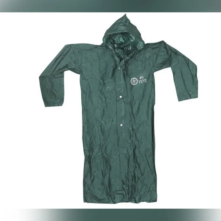 Bottle%20Green%20Polyester%20Rain%20Coat%20For%20Men%20-%20Image%202