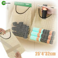 Elastic Mesh Storage Bag - For Kitchen Storage Fruits, Vegetables, Trash bag, Miscellaneous - Reusable ,Free Wall Mounted, Self-Adhesive - Hanging Storage Mesh Bags.